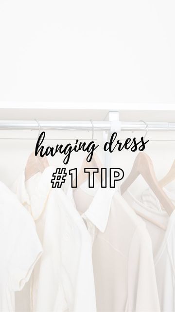 Samantha | Organizing Pro on Instagram: "✨PRO ORGANIZER TIP COMING AT YA✨ My BEST HACK for hanging long dresses if you don’t have a section for long hanging items in your closet… LIKE this post if you’ll try this in your own closet! #TipsandTricks #TipTuesday #OrganizingTips #ClosetTips #Hack #LifeHack #OrganizingHack #ClosetHack #Tips #Tricks" How To Hang Long Dresses, How To Hang Long Dresses In Closet, Hanging Long Dresses, Hanging Dresses, Pro Organizer, Instagram Pro, Hanging Items, Closet Hacks, Corner Wardrobe