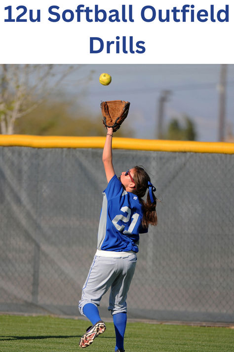 12u Softball Outfield Drills: Boost Skills with Fun Practice 12u Softball, Softball Plays, Travel Softball, Softball Drills, Softball Coach, Clear Stickers, Drills, Softball, Middle School