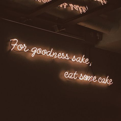 Brown Neon Aesthetic, Mykenna Dorn, Cookie Quotes, Flower Quote, Bar Aesthetic, Spray Tan Business, Cake Quotes, Neon Quotes, New Wallpaper Iphone