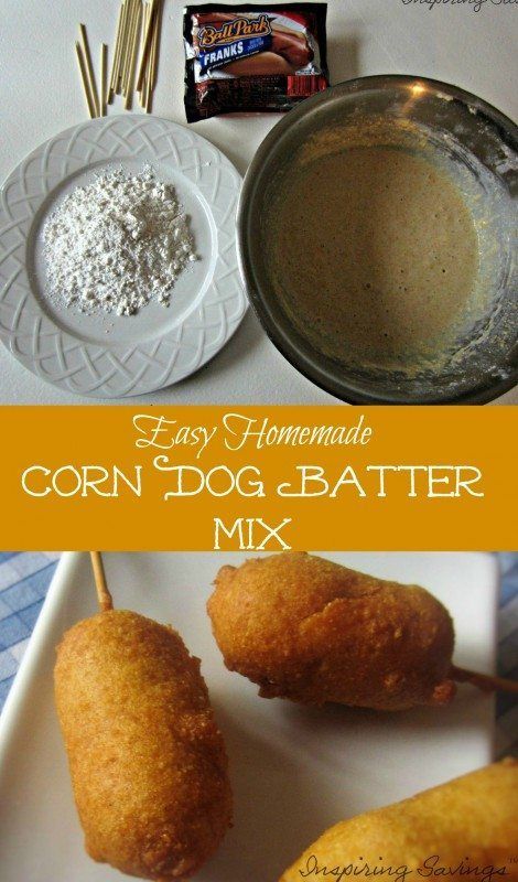 Time to skip the store-bought snacks in favor of an easy batter recipe for homemade corn dogs. This homemade Corn Dog Batter Mix Recipe will literally take just minutes to make! Your kids will thank you. Corn Dog Batter, Corn Dog Recipe, Homemade Corndogs, Corndog Recipe, Kid Meals, Gluten Free Puff Pastry, Nacho Bar, Thanksgiving Appetizer Recipes, Batter Mix