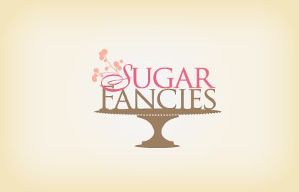 Sugar Fancies Bakery logo design | bakery logos | Pinterest Page Name Ideas, Bakery Logos, Logo Online Shop, Cupcake Logo, Cake Branding, Bakery Branding, Cupcake Shops, Logo Shapes, Online Logo Design