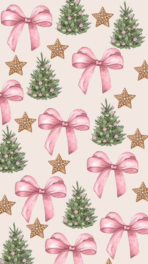 Wallpaper Backgrounds Aesthetic Tablet, Phone Wallpaper For Christmas, Athstetic Christmas Wallpaper, Cute Wallpapers December, Wallpaper Backgrounds Ipad Christmas, Christmas Tree And Bows Wallpaper, Ipad Xmas Wallpaper, Wallpaper Iphone Cute Christmas, January Phone Backgrounds Wallpapers