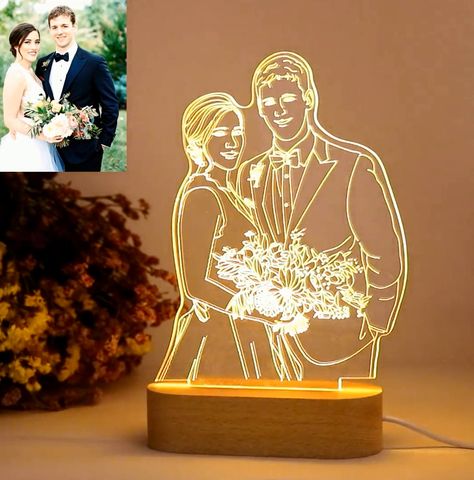 Custom Photo 3D Lamp Photo Lamp, 3d Illusion Lamp, 3d Lamp, 3d Night Light, 3d Photo, Diy Birthday Gifts, Landscape Photos, Led Lampe, Lamp Design