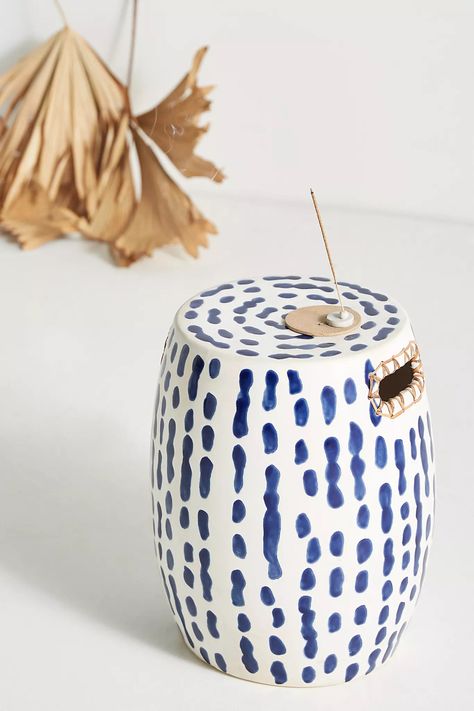 Unique End Tables, Style Marocain, Ceramic Stool, Garden Accessories, Glazed Ceramic, Antalya, Natural Texture, Surface Design, End Tables