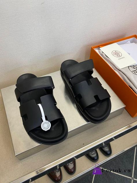 Fortok Hermes Men Leather Sandals Black - FORTOK.RU Hermes Men Sandals, Men Sandals, Mens Leather Sandals, Hermes Men, Sandals Black, Mens Sandals, Black Sandals, Leather Sandals, Leather Men