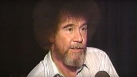 What Bob Ross Was Like Before The Fame Robert Ross, Bob Ross Paintings, The Fame, Ra Ideas, The Joy Of Painting, Uncle Sam, Bob Ross, Self Conscious, Real Life