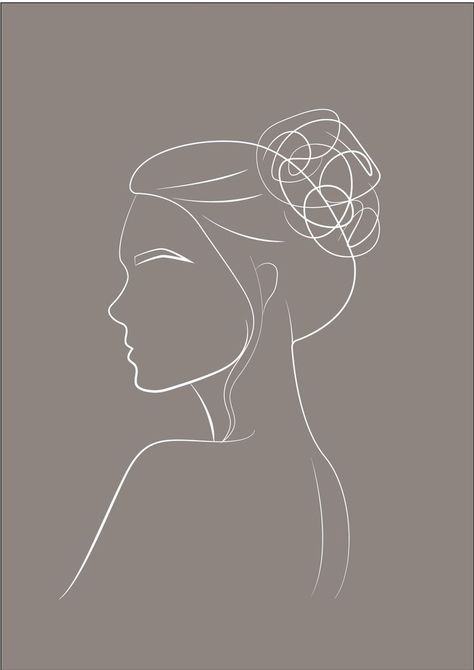 Silhouette Line Art, Ib Art, Line Art Illustration, Art Body, Pencil Painting, Girl Silhouette, Illustration Art Girl, Art Line, Clipuri Video