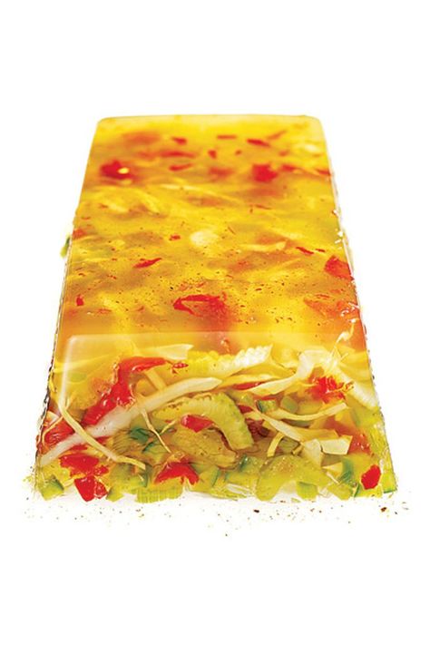 Perfection Salad Recipe | Saveur Aspic Recipe, Jelly Salad, Perfect Salad Recipe, Congealed Salad, Jello Mold Recipes, Gelatin Salad, Terrine Recipe, Spam Recipes, Gelatin Recipes