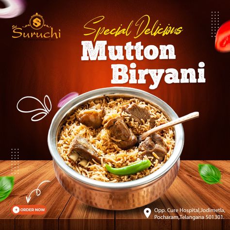 Now available at Sri Suruchi Restaurant Call - 8340801234 Visit- Opp Bharat Petrol Pump, Jodimetla, Pocharam, Hyderabad. #srisuruchirestaurant #foodie #suruchi #hyderabadi #Uppal #Pocharam #mutton #biryani #biryanilove #biryanirecipe #GHATKESAR #hyderabadfooddiaries #srisuruchi #jodimetla #Hyderabad #hyderabadifood #deliciousfood #SuruchiRestaurant #foodlovers #foodcravings #tastytreats #HyderabadFood #HyderabadEats #hyderabadfoodiesclub #hyderabadrestaurants Mutton Dum Biryani, Mutton Biryani, Petrol Pump, Dum Biryani, Biryani Recipe, Biryani, Food Cravings, Hyderabad, Yummy Food