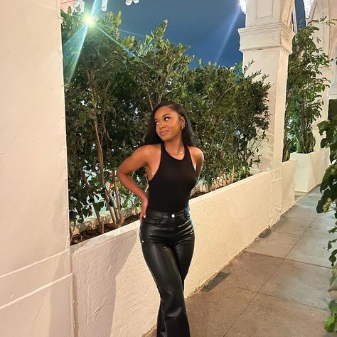 Fashion • Instagram Kyra Nikole, Vacay Mode, I Said, Instagram Fashion, Passion For Fashion, Ariel, Leather Pants, Jam, Cute Outfits