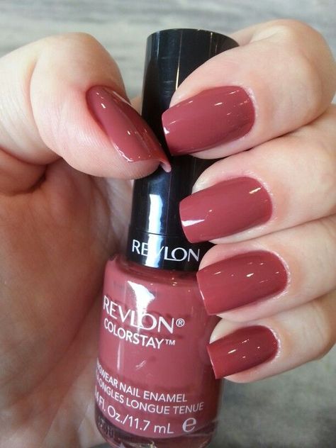 Vintage Rose Nails, Rose Nail Polish, Revlon Nail Polish, Nail Paint Shades, Emerald Nails, Beauty Hacks Nails, Red Nail Polish, Rose Nails, Red Nail