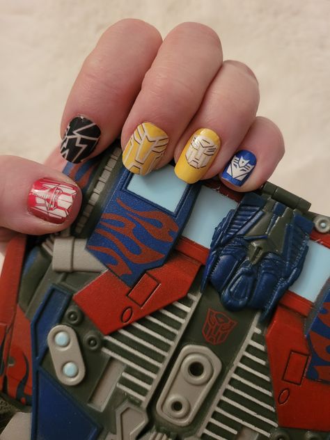 Have you grabbed our newest release yet?! Transformers Nails, Inspired Nails, Transformers, Nails