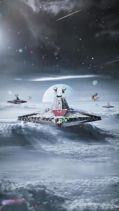 Star Wars Live Wallpaper, Star Destroyer Wallpaper, Star Wars Wallpaper Iphone, Vertical Wallpaper, Star Wars Painting, Star Wars Background, Star Wars Spaceships, Star Wars Vehicles, Star Wars Concept Art