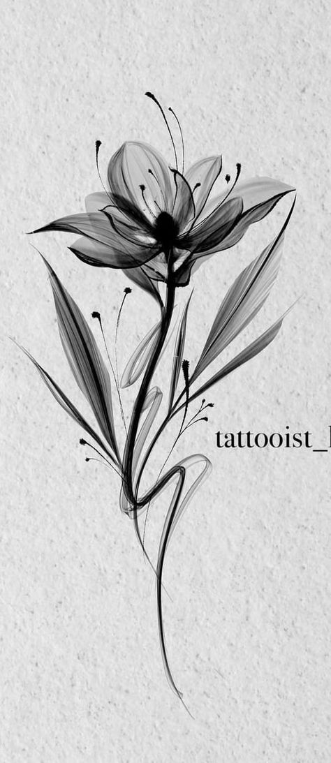 X Ray Flower Tattoo Poppy, Shadow Flower Tattoo, Abstract Flower Tattoo Design, Smokey Flower Tattoo, Coverup Tattoo Ideas For Women Cover Up Half Sleeves, Unique Tattoos For Women Meaningful, Elegant Hand Tattoos, Abstract Flower Tattoo, Abstract Flower Tattoos