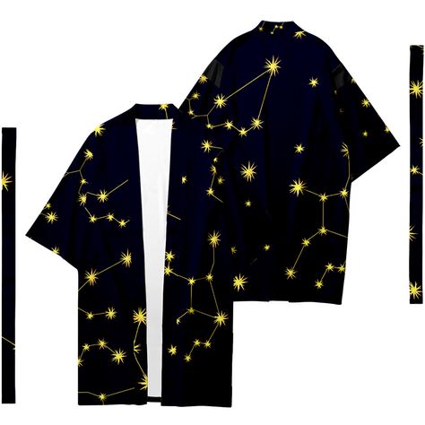 Plus Size XXS 6XL Geometric starry sky Long Loose Japanese Cardigan Women and Men Harajuku Haori Kimono Cosplay Top Yukata Robe|Asia & Pacific Islands Clothing| - AliExpress Starry Kimono, Japanese Cardigan, Kimono Cosplay, Island Outfit, Pacific Islands, Cardigan Women, Starry Sky, Cardigans For Women, Harajuku