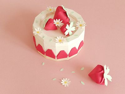 Cake Cake Paper Craft, Maket Pasta, Charlotte Smith, Aesthetic Paper, 3d Paper Projects, Mini Torte, Creative Gifts For Boyfriend, Paper Art Craft, Paper Model