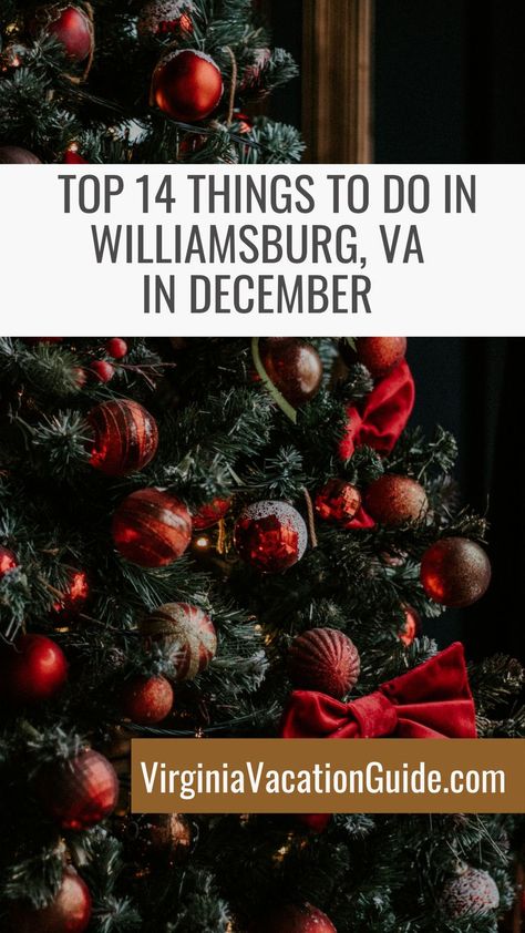 Learn all about the top things to do in Williamsburg, VA in December, including Busch Gardens Christmas Town, Colonial Williamsburg, ice skating, and much more. Busch Gardens Christmas Town, Williamsburg Vacation, Colonial Williamsburg Christmas, Christmas Family Vacation, Williamsburg Christmas, Busch Gardens Williamsburg, Virginia Vacation, Christmas Things To Do, Virginia Travel