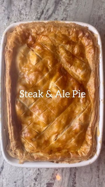 Steak And Ale Pie, Steak Ale Pie, Stewing Steak, Ale Pie, Steak And Ale, Good Pie, Pastry Tart, Savory Pie, Slow Cooked