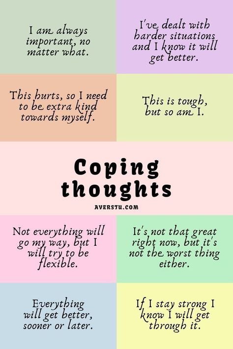 It is hard not to be upset when you mess something up or when something does not go your way. It’s tough to stay strong and remember that everything will get better when you are struggling. So, here are some coping thoughts to remind everyone that you are important and to remember to always be kind to and love yourself❤ #copingthoughts #loveyourself #staystrong Vie Motivation, Positive Self Affirmations, Mental And Emotional Health, Self Care Activities, Health Quotes, Coping Skills, Raising Kids, Self Improvement Tips, Emotional Health