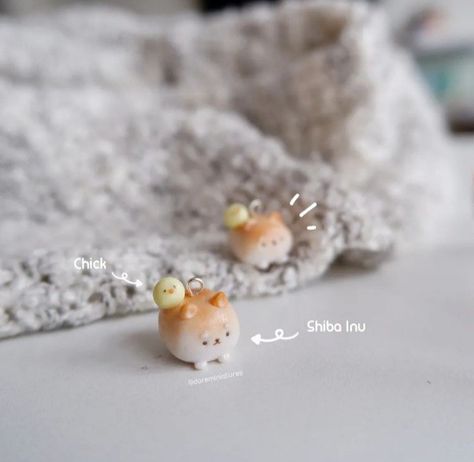 Polymer Clay Charms Kawaii, White Kawaii Polymer Clay Jewelry, Clay Cartoon, Clay Charms Animals, Sanrio Polymer Clay Charms, Cat Polymer Clay, Handmade Polymer Clay Kawaii Jewelry, Foodie Aesthetic, Aesthetic Dog