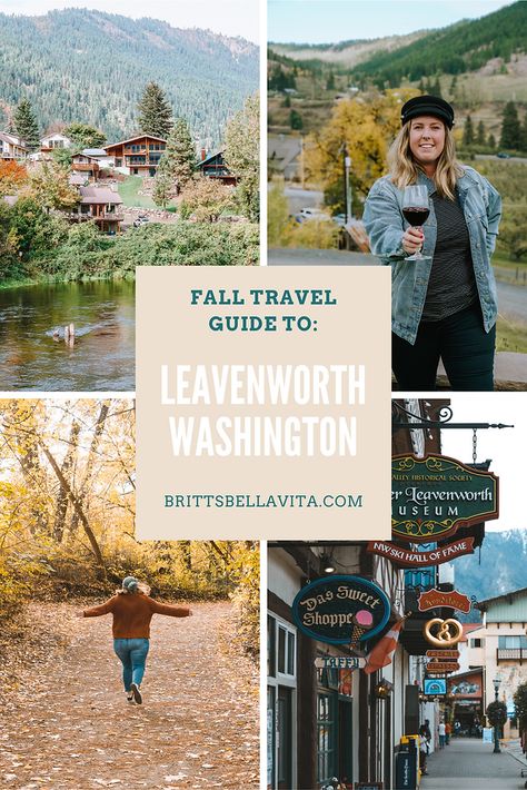 The Ultimate Fall Travel Guide to Leavenworth, WA Pnw Travel, Leavenworth Washington, Newport Oregon, Washington Travel, Fall Festivities, Cascade Mountains, Dream Travel Destinations, White Water Rafting, Fall Travel