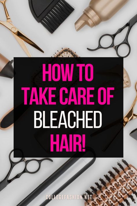 How To Keep Bleached Hair Healthy, Bleach Damaged Hair, Wella Toner, Bleaching Your Hair, Hair Mistakes, How To Lighten Hair, Fast Hairstyles, Platinum Hair, Do's And Don'ts