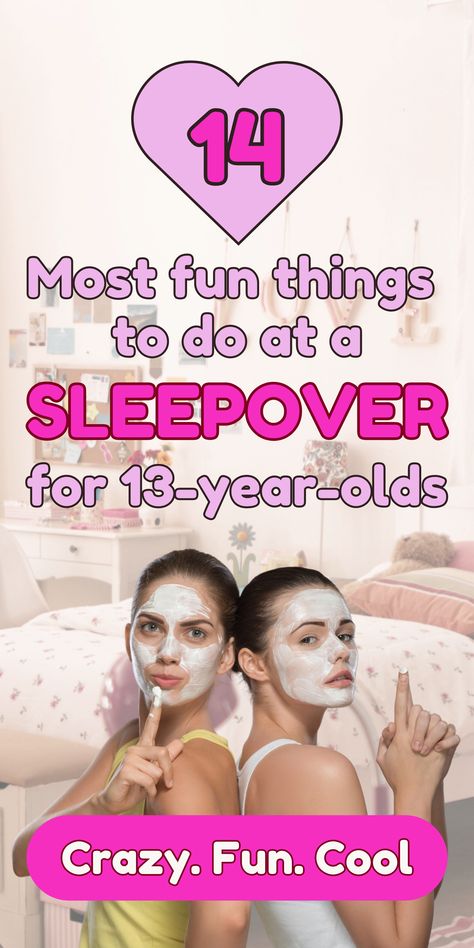 Fun girls sleepover activities 13 year old girl, best games and activities to play and do at a sleepover with your teen Bffs. The best stuff to do and things to do if you are planning a sleepover birthday party for your teen daughter and her friends, fun ideas to keep teens entertained through the night at a slumber party. Sleepover ideas, sleepover activities, printable party games for sleepover, sleepover list of ideas, ideas what to do at a sleepover, birthday slumber party ideas, hosting Fun Things To Do At A Sleepover Birthday Party, Cool Sleepover Ideas For Teens, Thirteen Birthday Party Ideas Sleepover, How To Host A Sleepover, Activities For A Sleepover, 13 Birthday Sleepover, What To Do At Sleepovers At Night, What To Do At A Birthday Sleepover, Sleep Over Games For Girls Sleepover