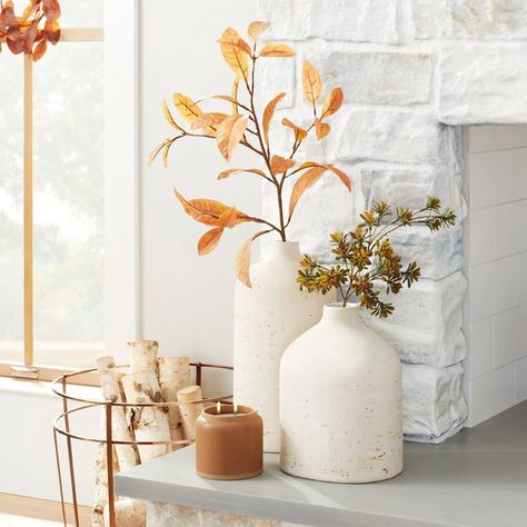 Hearth & Hand With Magnolia, Walmart Home, Target Home Decor, Memphis Design, Hearth And Hand, Natural Cream, Magnolia Homes, Home Decor Vases, White Vases