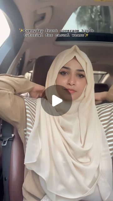 ZeheraCimi Babu on Instagram: "Front full coverage hijab style for everyday casual fits ❤️ try it lemme know the feed back 😘 
Outfit @eljoven.ej" Coverage Hijab Style, Full Coverage Hijab, Back Outfit, How To Wear Hijab, Hijab Style, Casual Fits, Try It, Hijab Fashion, How To Wear