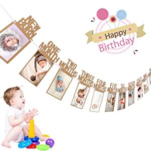 Birthday Picture Banner, Birthday Celebration Decorations, Golf Party Decorations, 1st Birthday Party For Girls, 1st Birthday Pictures, Birthday Photo Banner, 1st Birthday Party Decorations, First Birthday Party Decorations, Happy First Birthday