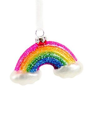 Rainbow Ornaments, Somewhere Over The Rainbow, Rainbow Gift, Taste The Rainbow, Neon Rainbow, Over The Rainbow, The Rainbow, The Tree, Glass Ornaments