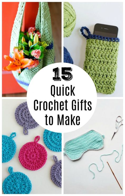 Crochet Projects To Sell, Diy Crochet Gifts, Quick Crochet Gifts, Quick Crochet Projects, Crochet Christmas Gifts, Gifts To Make, Quick Crochet Patterns, Crochet Collection, Craft Decorations