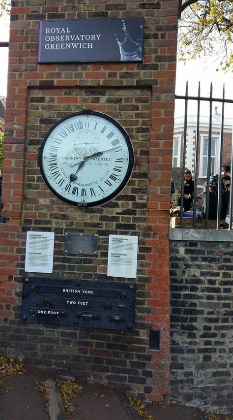 Royal Observatory Greenwich 24 Hour Clock, Gate, Wall Clock, Clock, Yard, London, Wall, Green, Home Decor