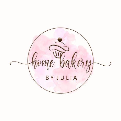 Desserts Logo, Home Bakery Logo, Cupcakes Logo, Cakes Logo, Logo Dessert, Cupcake Logo Design, Cake Business Cards, Dessert Logo, Logo Bakery