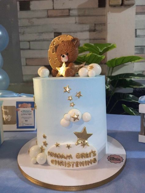 baby boy christening bear themed Christening Cakes For Boys, Christening Themes Boy, Boys Christening Cake, Boy Christening Cake, Baby Boy Christening Cake, Baby Christening Cakes, Christening Themes, Christening Cake Boy, Boy Cakes