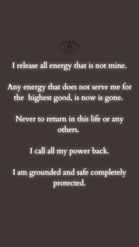 protect your energy, always.
#protection #spiritual #affirmation #energy #evileye Aura Protection Affirmations, Empath Energy Protection, Protection Affirmations Spiritual, Protect My Energy Quotes, Sending Healing Quotes Spiritual, I Can Feel Your Energy Quotes, Vampire Affirmations, Protecting My Energy Quotes, Energy Transfer Spiritual