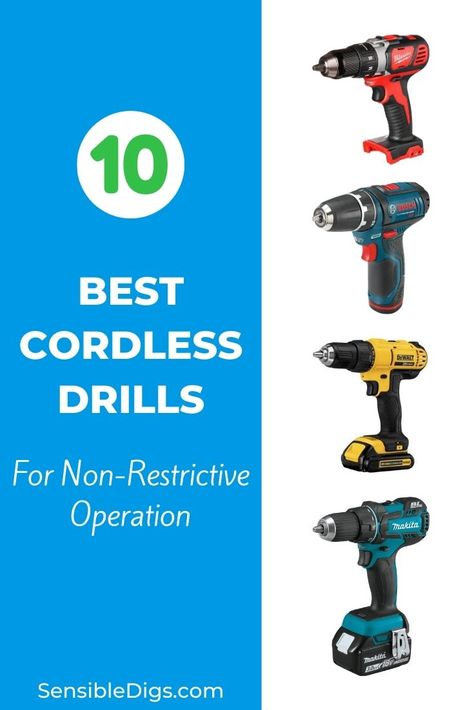 There was a time when corded drills provided more power and torque compared to cordless drills. This has changed and cordless drills are now on par with corded drills. We walk you through the best options to buy. Battery Operated Power Tools, Portable Electric Drill, Machine Tools Cordless Dewalt Cordless, Dewalt Drill, Cordless Hammer Drill, Cordless Drill Reviews, Online Course Design, Film Tips, Dewalt Tools