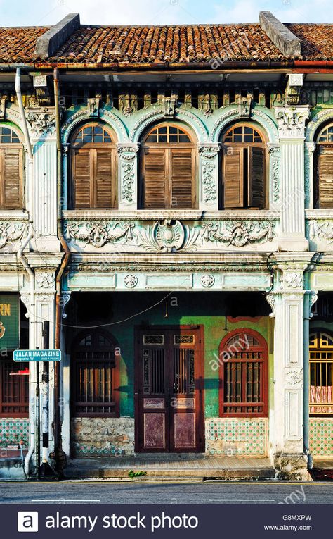 Malaysia Poster, History Of Malaysia, Architecture Photography Buildings, Penang Island, British Architecture, Penang Malaysia, Colonial Architecture, Digital Portrait Art, Traditional Architecture