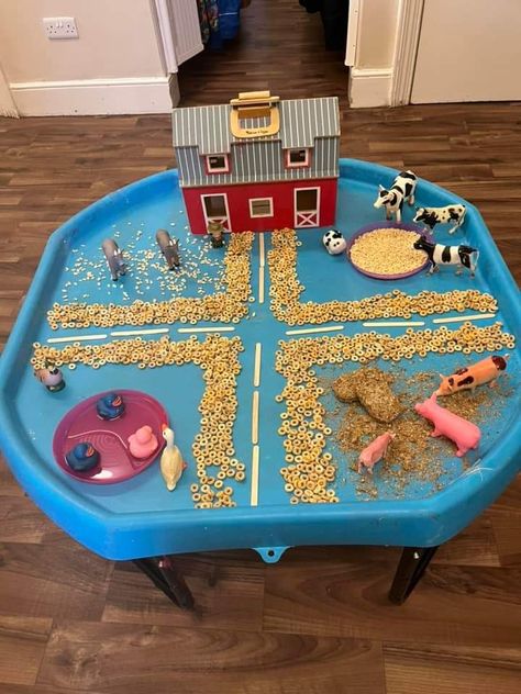 Farmer Duck, Tuff Tray Ideas Toddlers, Diy Toddler Toys, Farm Animals Activities, Spring Crafts Preschool, Eyfs Activities, Rhyming Activities, Sensory Crafts, Spring Animals