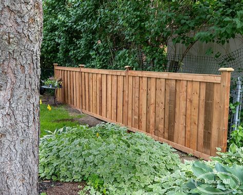 Forest Hill | Wood Fences | Products | Fence All | Ottawa, ON 4 Foot Wood Fence Ideas, Privacy Wood Fence, Wood Fence Ideas, Chain Link Fence Installation, Wood Fence Installation, Vinyl Gates, Home Fencing, Wood Fences, Vinyl Railing