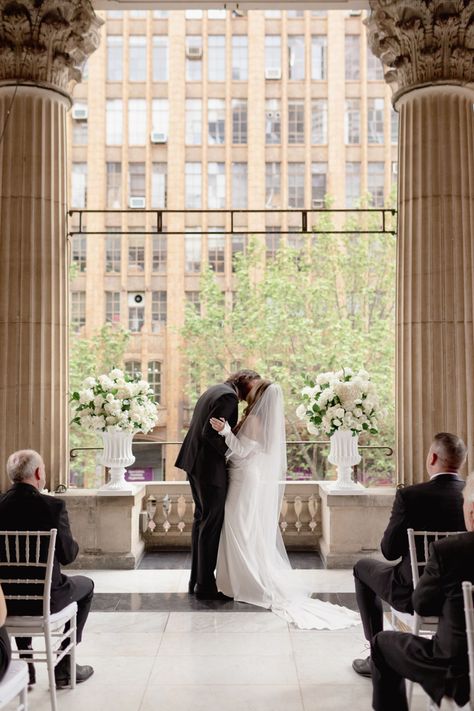 Portico Balcony Melbourne Town Hall Melbourne Town Hall Wedding, City Hall Wedding, Melbourne Wedding, Winery Wedding, Winery Weddings, City Wedding, Town Hall, City Hall, Photography Ideas