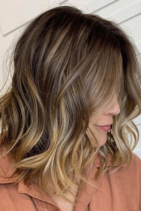 Curly Wavy Haircut, Wavy Haircut Ideas, What Is Balayage Hair, Bayalage Hair, Bob Hairs, Wavy Haircut, Short Hairstyles For Fine Hair, Fall Blonde Hair, Modern Shag