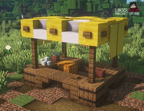 Minecraft Market Ideas | Minecraft Design. Minecraft Farmers Market Stand, Minecraft Market Decoration, Minecraft Villager Market Ideas, Market Design Ideas, Market Stand Minecraft, Village Market Minecraft, Minecraft Community Ideas, Fruit Stand Minecraft, Market Place Minecraft