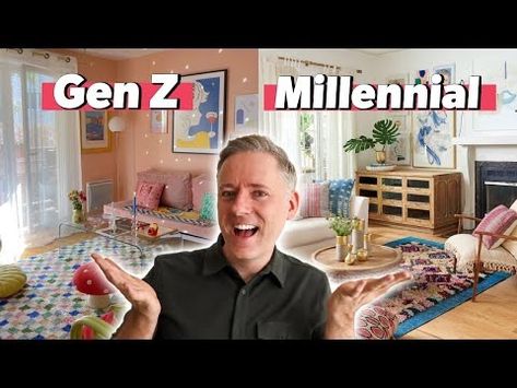 (39) Gen Z vs Millennial Interior Design Trends | What Were We Thinking!? - YouTube Millennial Interior Design, Gen Z, Interior Design Trends, Design Trends, Interior Design, Design