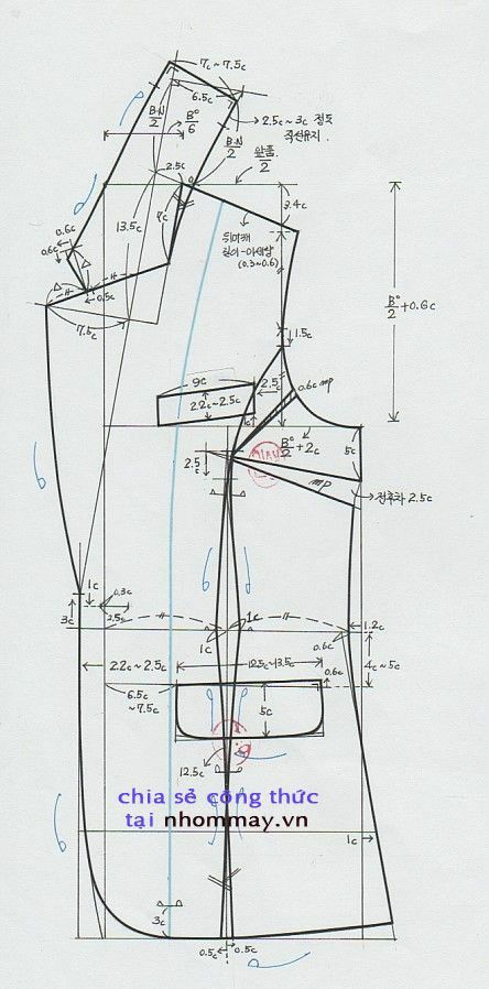 Pola Jaket, Pola Blus, Basic Dress Pattern, Projek Menjahit, Sewing Blouses, Coat Pattern Sewing, Sewing Tutorials Clothes, Fashion Sewing Tutorials, Jacket Pattern Sewing