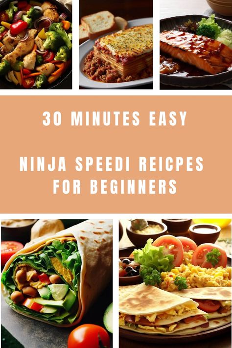 30-Minute Ninja Speedi Recipes [Quick & Easy] - Flavorfulpinch https://flavorfulpinch.com/ninja-speedi-recipes Ninja Speedi Chicken Recipes, Ninja Flip Recipes, Ninja 9 In 1 Recipes, Ninja 10 In 1 Recipes, Ninja Rapid Cooker Recipes, Ninja Speedi Rapid Cooker & Air Fryer Recipes, Ninja Double Oven Recipes, Ninja Speedi Rapid Cooker & Air Fryer, Ninja Flip Air Fryer Recipes