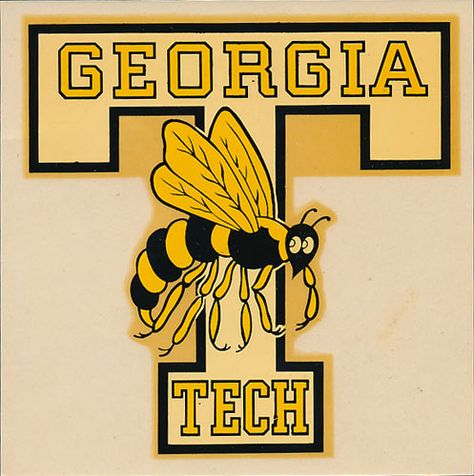 Georgia Tech Football, Tech Image, Ga Bulldogs, Punny Cards, Georgia Institute Of Technology, Sports Decals, Georgia Tech Yellow Jackets, College Football Teams, Tech Lifestyle