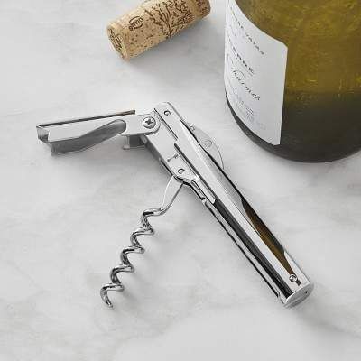 All-Clad Stainless Steel Waiters Corkscrew Wine Opener Make Your Own Wine, Wine Corkscrew, Clad Home, Wine Aerator, Beer Opener, Stainless Steel Cleaning, Wine Opener, Kitchen Tool, Steel Design