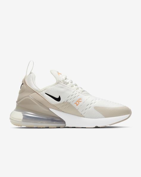 Nike 270 Shoes, Thrifty Outfits, Nike Air Max 270 Women, Nike 270, White Desert, 270 Nike, Shoe Wishlist, Shoe Nike, Air Max Women