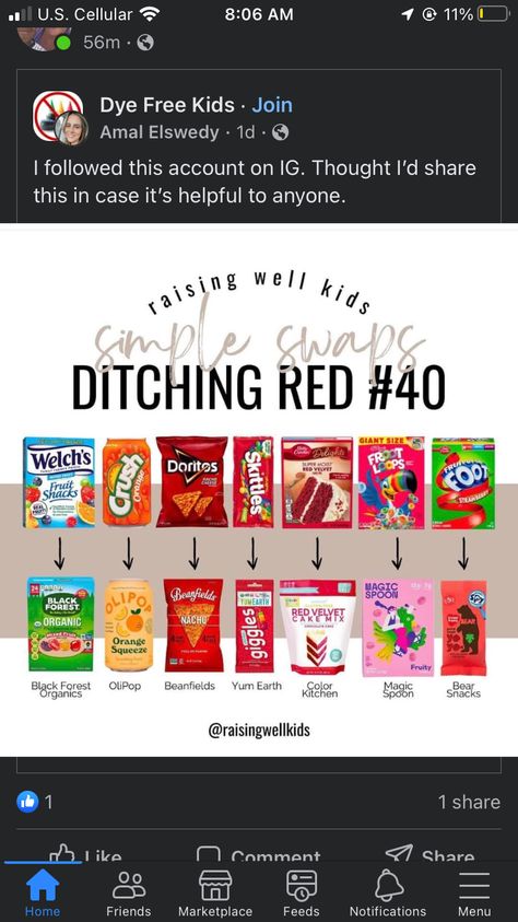 Gluten Free Dye Free Snacks, Healthy Snacks To Buy At Walmart, Healthy Snacks To Replace Junk Food, Healthy Swaps For Junk Food, Healthier Alternatives Food Swap, Red Dye 40 Free Foods For Kids, Dye Free Foods For Kids, Red Dye Free Foods, Dye Free Snacks